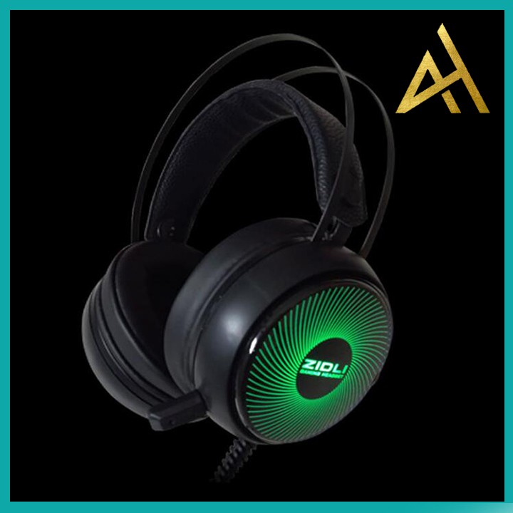 Tai Nghe Gaming Có Dây Headphone Chụp Tai ZIDLI ZH12S Đèn LED 7 Màu - Tai Nghe Nhạc Máy Vi Tính Laptop Game Thủ Có Micro