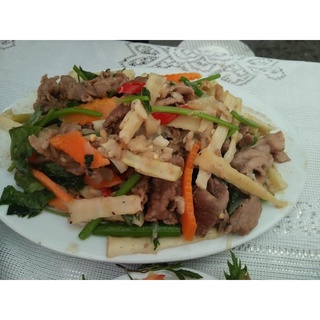 Măng sặt luộc hút chân không