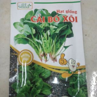 Hạt giống cải bó xôi 25gr - Rau củ quả trồng tại vườn, sân thượng, nông trang, ban công