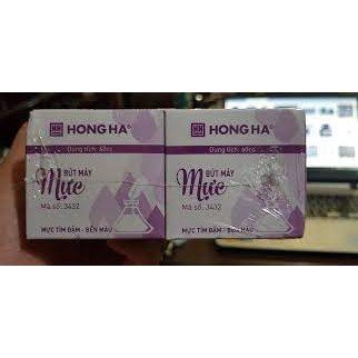 Mực bút máy Hồng hà các màu xanh tím đen (60ml)