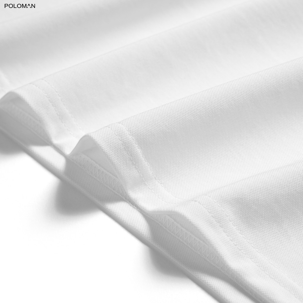 Áo Polo nam cổ bẻ phối CHAD vải cá sấu Cotton xuất xịn,chuẩn form, sang trọng - thanh lịch - POLOMAN | BigBuy360 - bigbuy360.vn