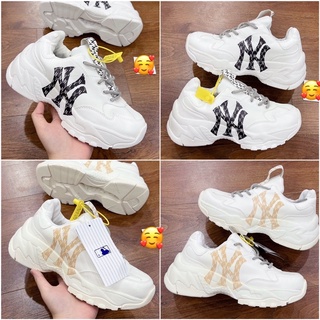 Giày Sneaker Thể Thao MLb Monogram Chữ Nhỏ-Ảnh Thật