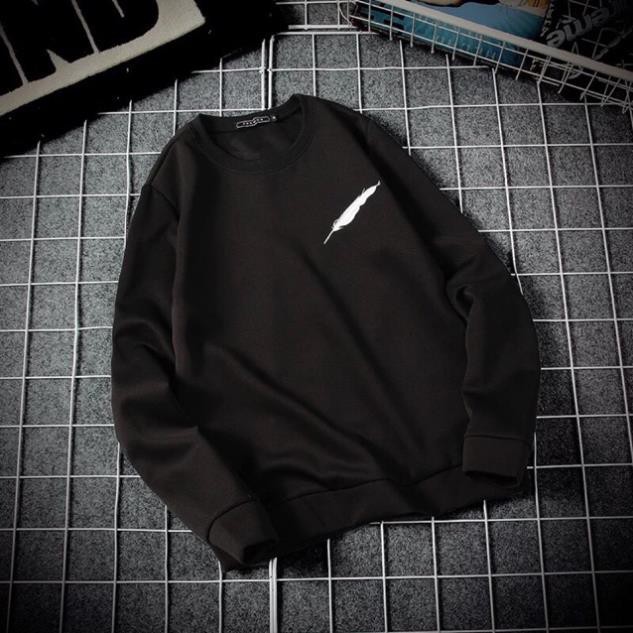SALE- Áo sweater unisex lông vũ có bigsize vải nỉ bông ngoại cao cấp dày mịn - áo chất