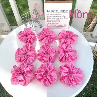 Dây cột tóc vải scrunchies phi bóng SC17