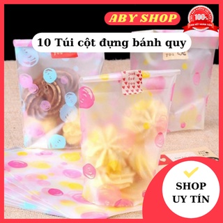 10 Túi cột đựng bánh quy ⚡ CAO CẤP ⚡ túi cột đựng bánh nhỏ dọn tiện lợi dễ sử dụng