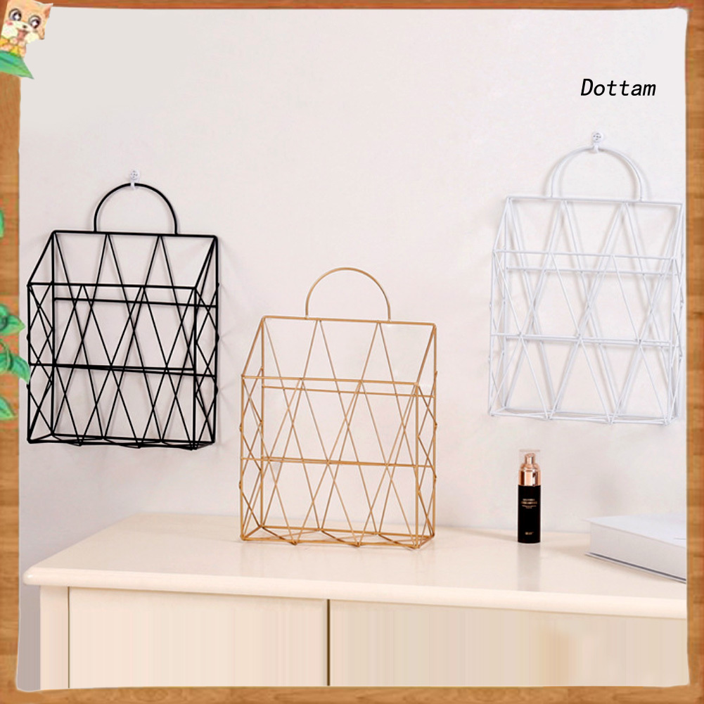 Giỏ Sắt Treo Tường Đựng Sách Báo K1 Tiện Dụng