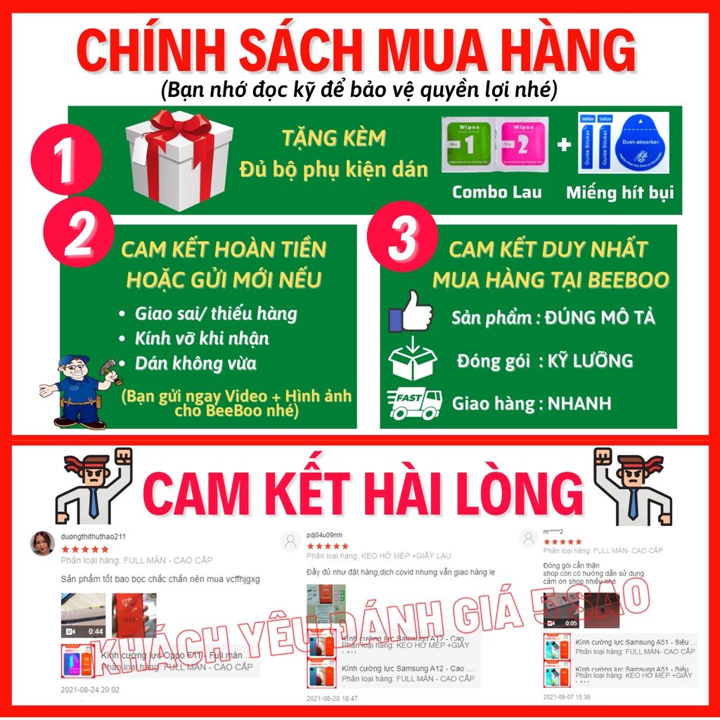 Kính cường lực Vsmart Joy 3 - Cao Cấp - Full màn hình 111D - Độ cứng 10H - Độ trong suốt cực cao [FreeShip_50K].