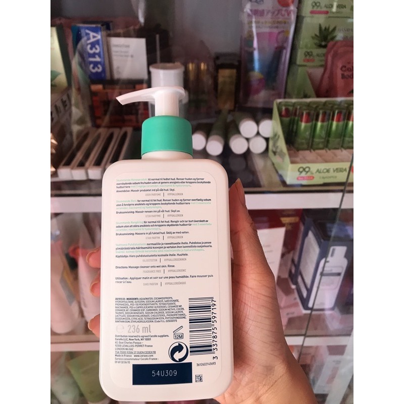 Sữa Rửa Mặt Cerave 236ml