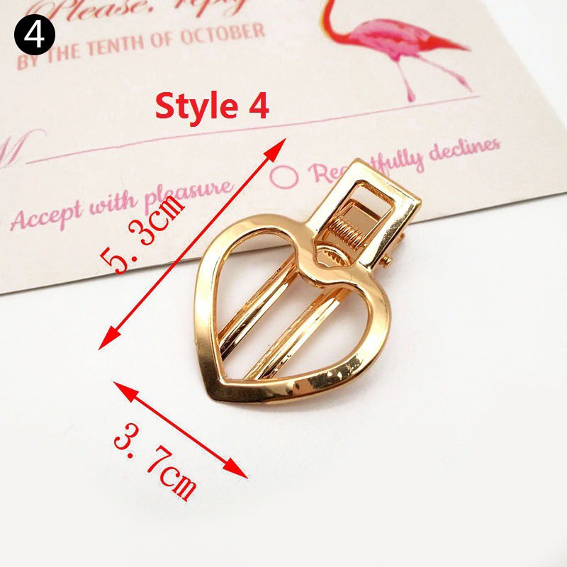 Kẹp Tóc Kim Loại Xinh Xắn Cho Bé Gái