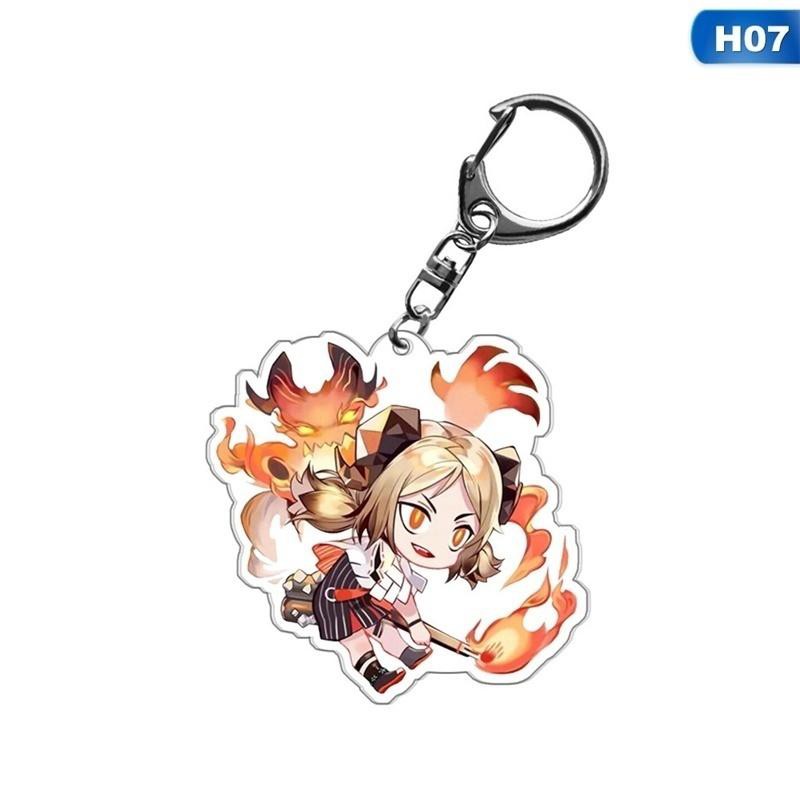 ( Mica trong acrylic ) Móc khóa Arknights quà tặng xinh xắn dễ thương in hình anime chibi
