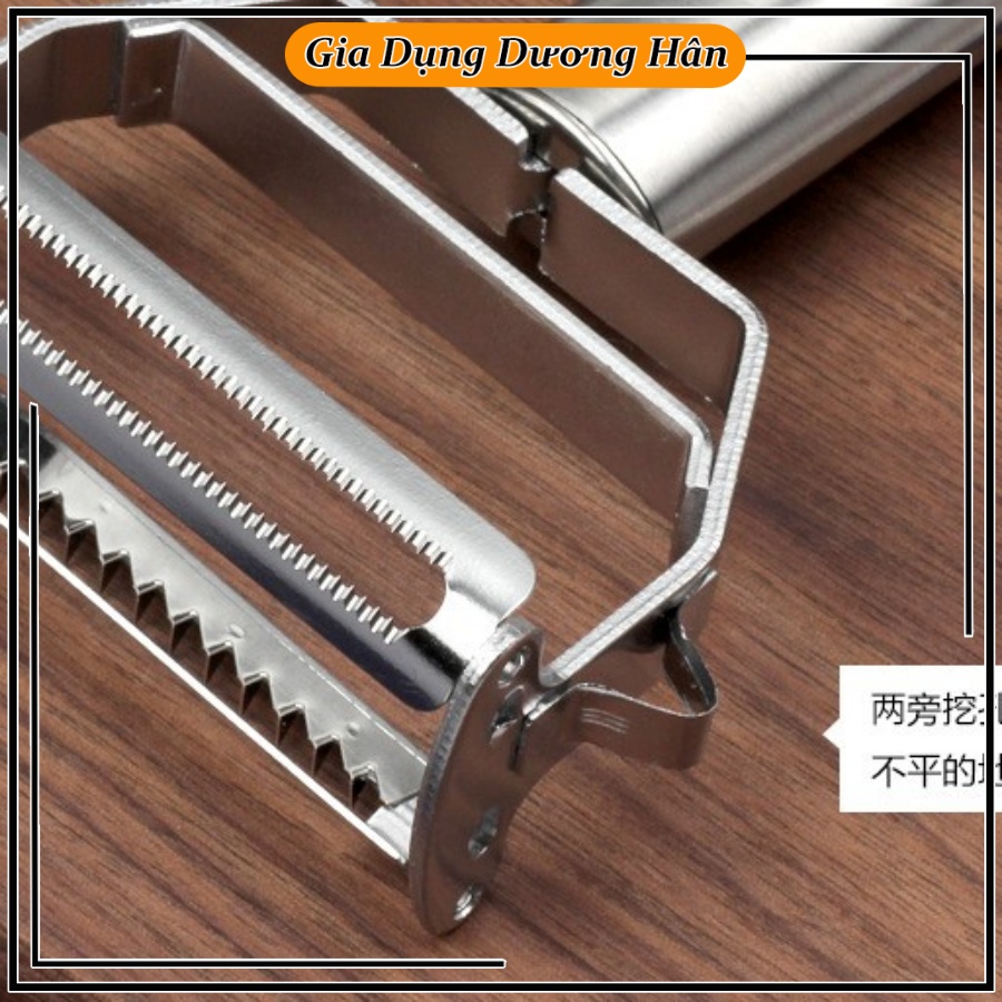 Nạo rau củ inox 2 trong 1 siêu tiện lợi