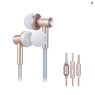 Tai nghe nhét tai IBRAIN FC33-E bằng nhôm có mic và nút điều chỉnh âm lượng cho điện thoại/ máy tính bảng/ máy tính bảng/ máy tính bảng/ máy tính