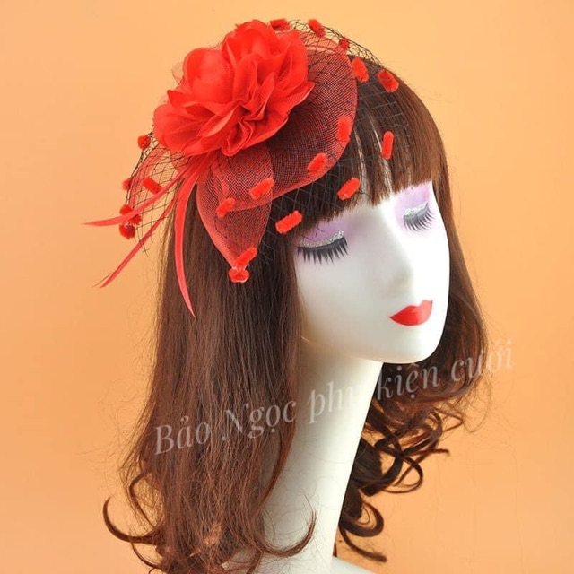 Mũ lưới cho cô dâu (mã MU003)