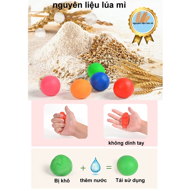 Bộ Đồ Chơi Máy Làm Kem Ice cream, Mì, Bún,... Bằng Đất Nặn Đầy Màu Sắc Sống Động An Toàn Luyện Khéo Tay Cho Bé