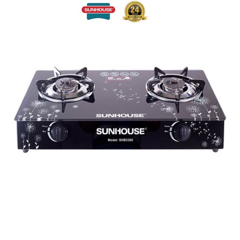 bếp gas mặt kính shunhouse 3365