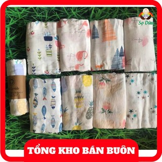 [Freeship 50K] KHĂN XÔ SỢI TRE MUSLIN CHO BÉ