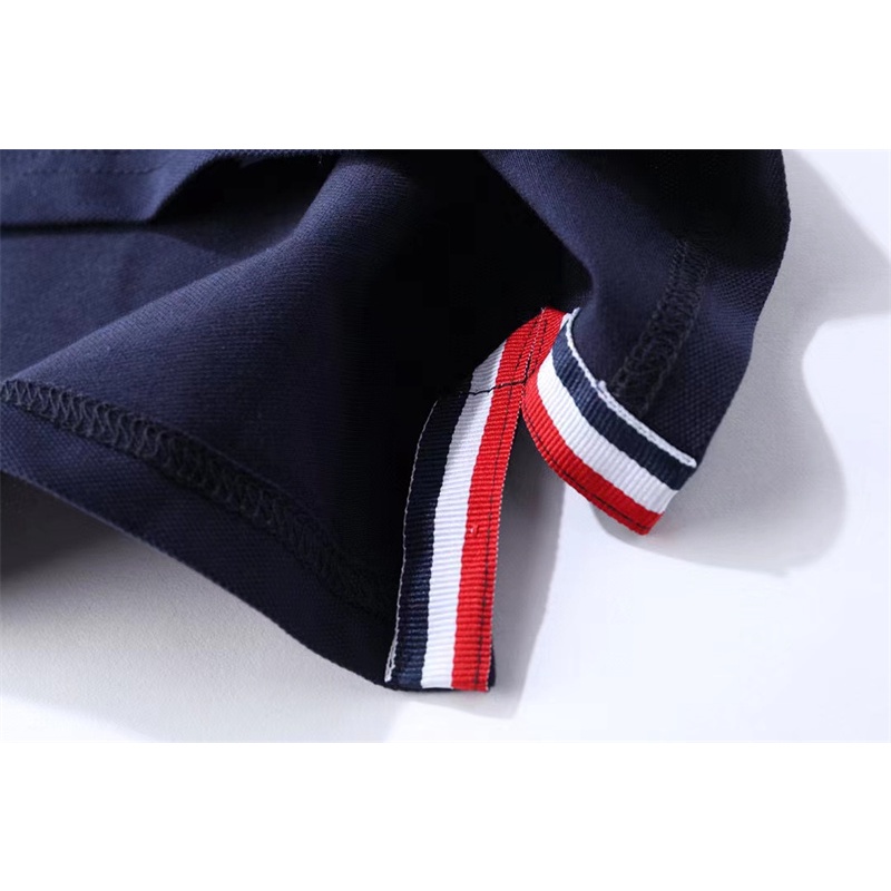 Áo polo Ngắn Tay Mềm Mại Thoải Mái Họa Tiết Kẻ Sọc Cá Tính Cho Nam