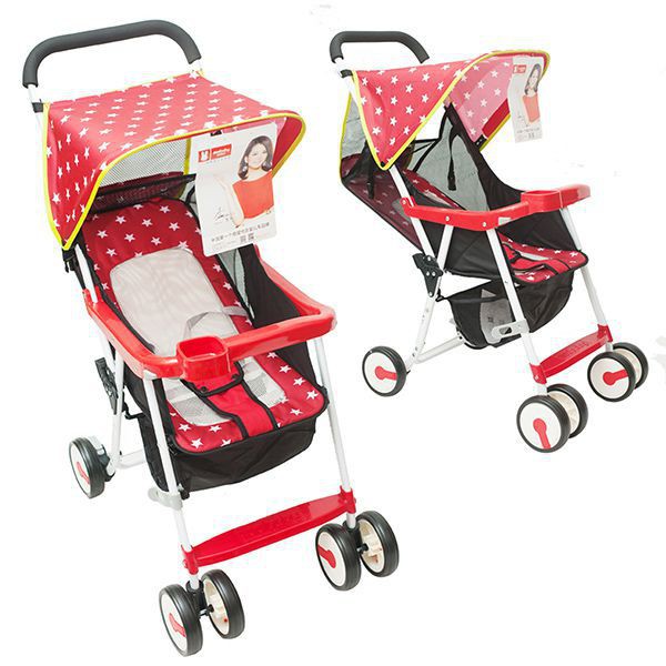 [Giá sỉ] Xe đẩy Seebaby QQ2 (Có phanh hãm, mái che, giỏ để đồ)