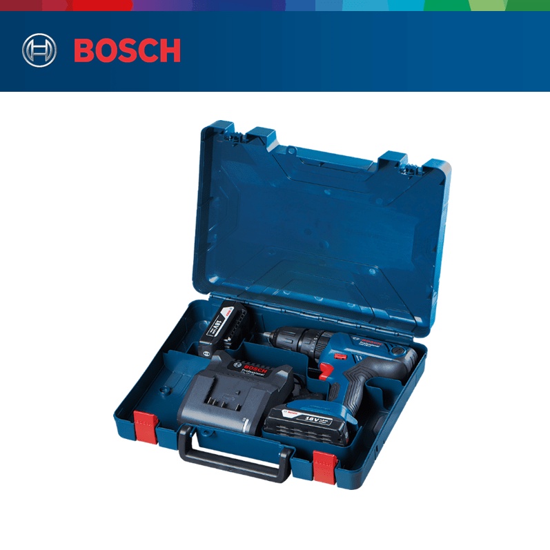 Máy khoan vặn vít động lực dùng pin cầm tay Bosch GSB 180-LI + phụ kiện MỚI