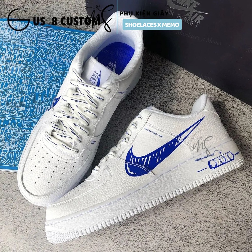 Dây Giày Nike Air Jordan Mid Phong Cách Dùng Cho AJ1 AF1 - Kèm lọ đựng