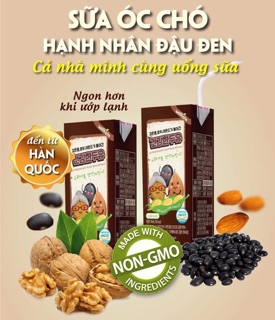 SỮA ĐẬU ĐEN HẠNH NHÂN ÓC CHÓ HÀN QUỐC