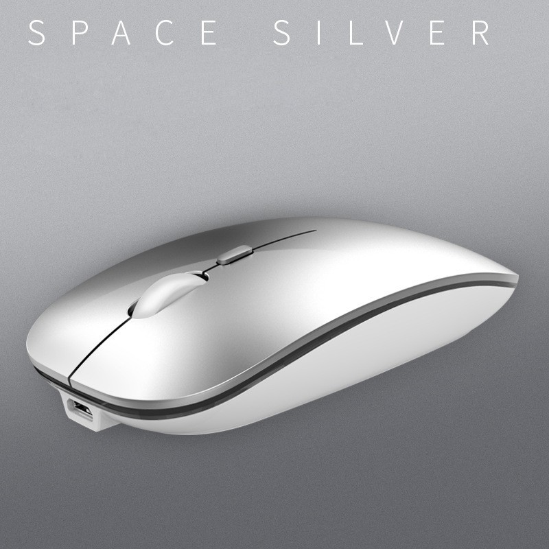 Chuột Không Dây Tự Sạc M1  chuyên dùng cho Máy tính, Laptop, Mac, Ipad, SmartTV - Tặng lót chuột