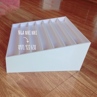 (Loại dầy) Khay 7 tầng đựng sơn móng tay, son môi