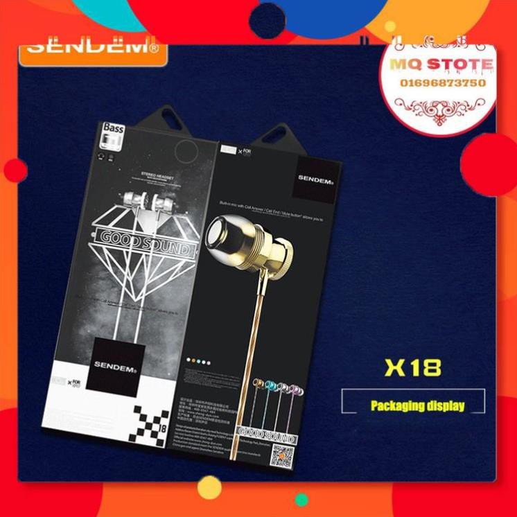 TAI NGHE X18 CHÍNH HÃNG SENDEM