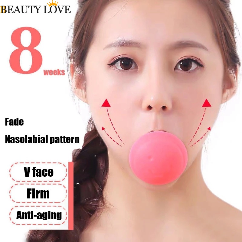 1 Dụng Cụ Nâng Cơ Mặt Tạo Cằm Chữ V Bằng Silicone Tiện Dụng