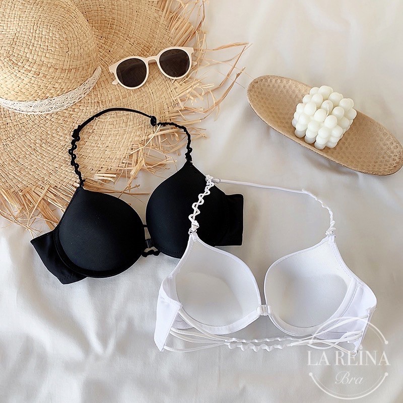 Áo Cúp Cài Trước Cổ Yếm 🌟Áo Lót Nữ🌟Mặc Hở Lưng Nâng Ngực Đẹp La Reina (LRAB045) | BigBuy360 - bigbuy360.vn