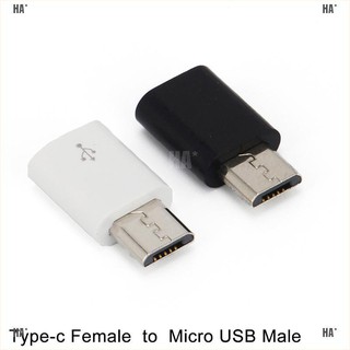 HA"USB-C Type C Female to Micro USB Male Adapter Converter Connector