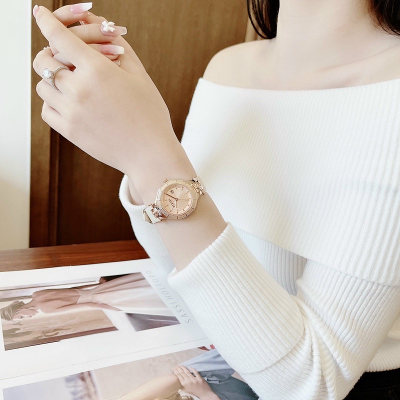 Đồng hồ nữ Versus dây da, kích thước 31mm