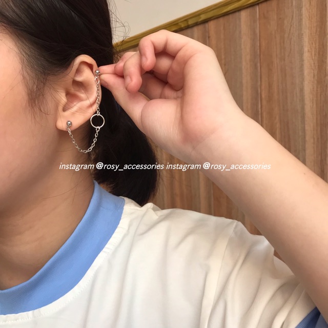 ROSY - KHUYÊN TAI VÀNH XÍCH CÁ TÍNH ĐỦ MẪU