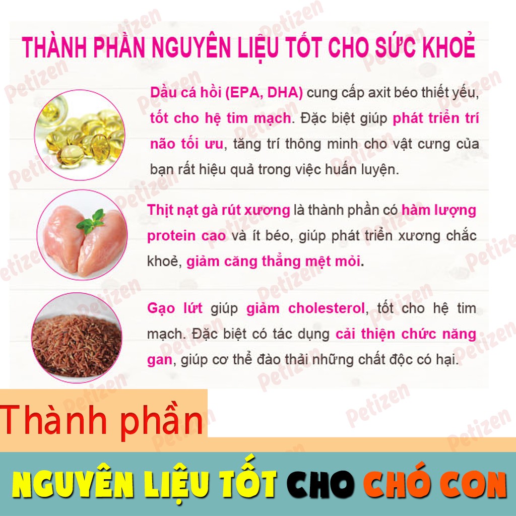 1.2kg - Thức ăn cho Chó con Zenith - Petizen