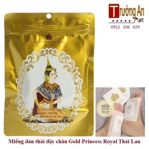 MIẾNG DÁN THẢI ĐỘC BÀN CHÂN GOLD PRINCESS THÁI LAN