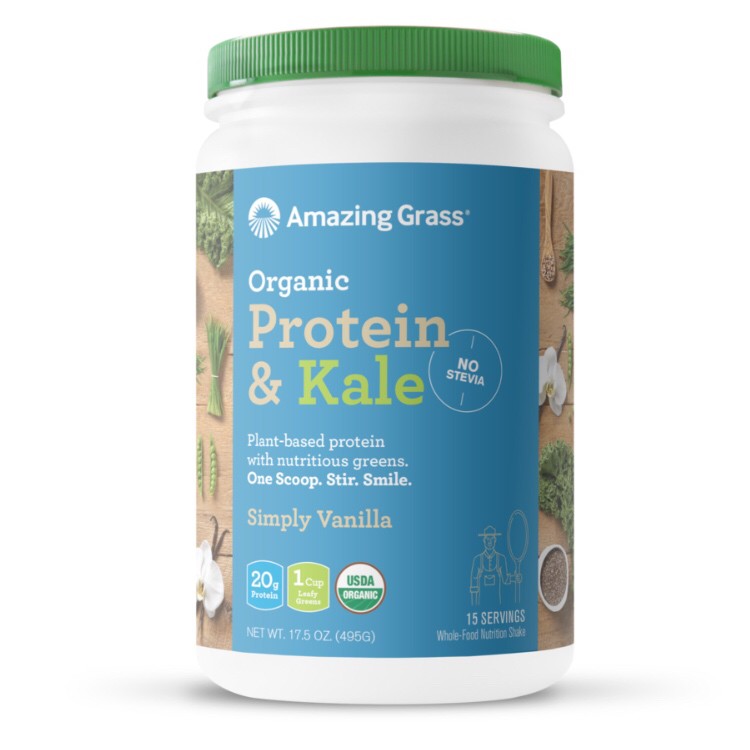 BỘT THỰC VẬT HỮU CƠ AMAZING GRASS ORGANIC PROTEIN & KALE