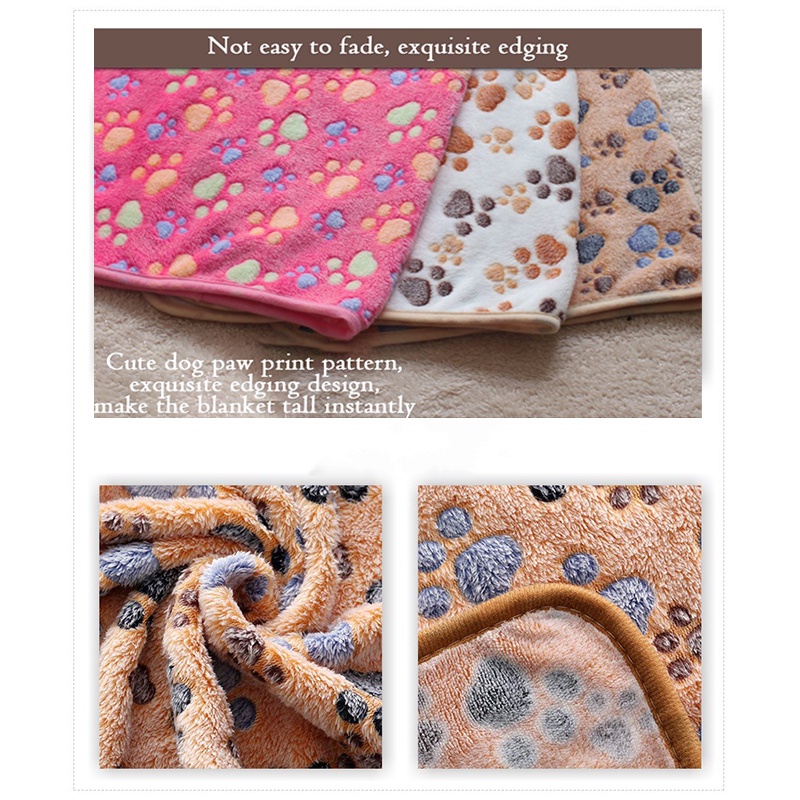 Chăn nhung san hô mềm mại êm ái dành cho thú cưng size M