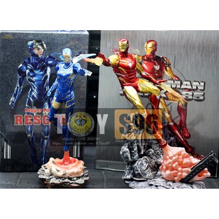 Mô hình tĩnh Iron Man Mk85 và Iron Lady Peper Post - Avenger End Game