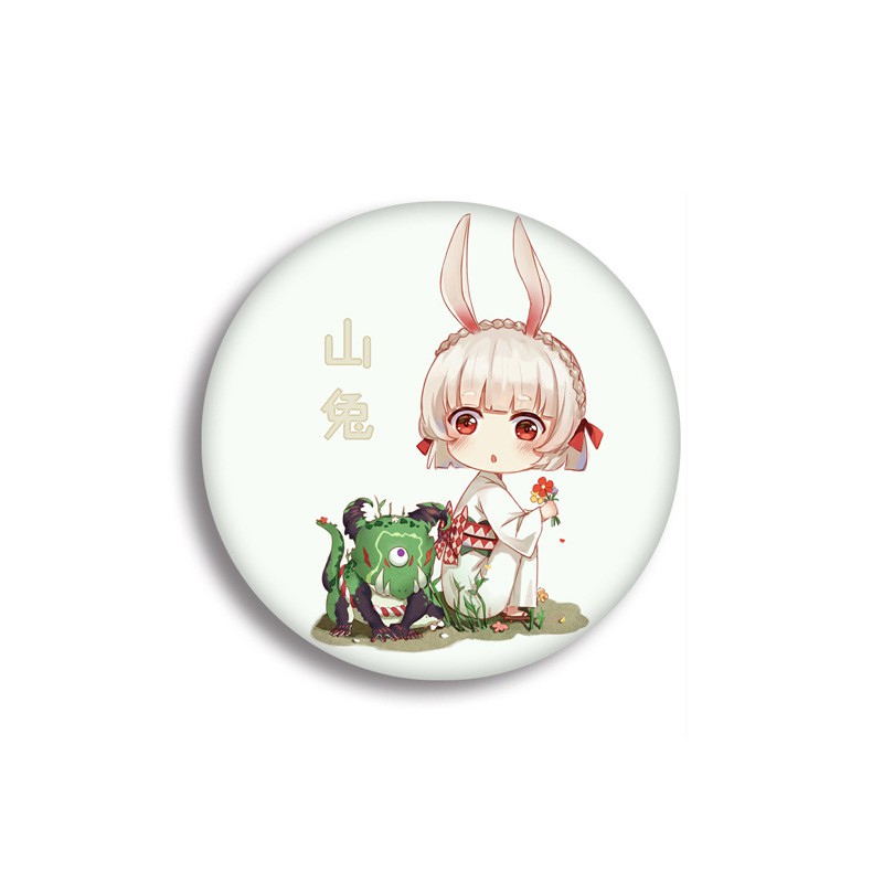 Huy hiệu cài áo IN HÌNH Onmyoji Âm dương sư game chibi dễ thương xinh xắn