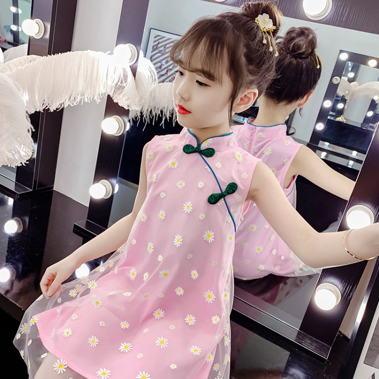 Áo đầm xinh xắn phong cách Hàn Quốc dành cho bé gái