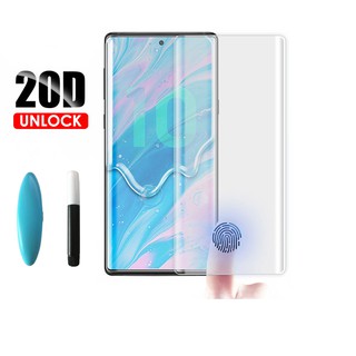 Kính cường lực trong suốt Full màn hình Full keo UV cho điện thoại Samsung Galaxy Note 20, Samsung Galaxy Note 20 Ultra