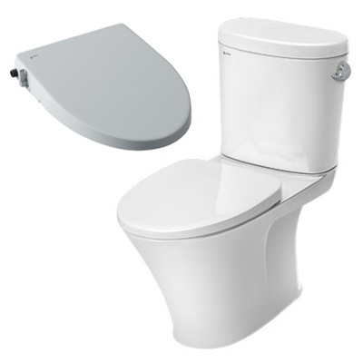 BỒN CẦU NẮP SHOWER TOILET AC-710A+CW-S15VN/BW1, Bảo hành chính hãng 02 năm