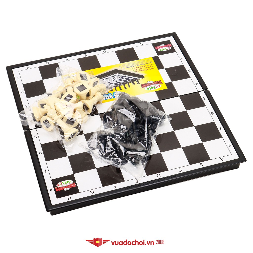 Hộp đồ chơi cờ vua nam châm M1 - Hàng VN sản xuất đẹp/ chất lượng cao