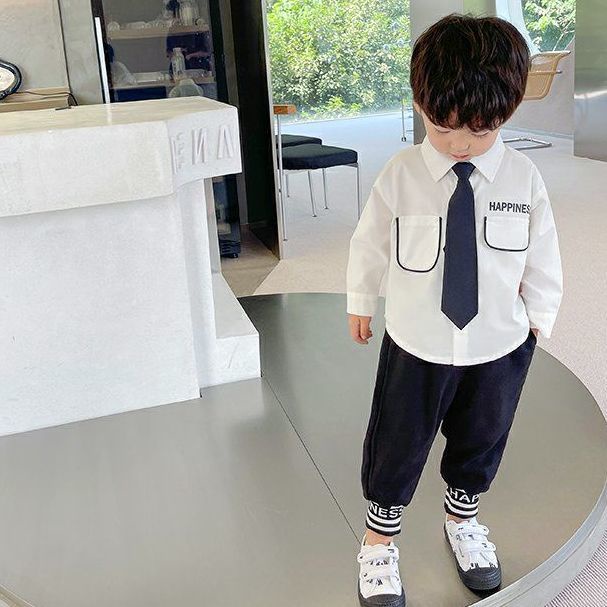 Áo Sơ Mi Trắng Thời Trang Đường Phố Mới Dành Cho Bé Trai Cỡ Vừa Và Lớn 2021