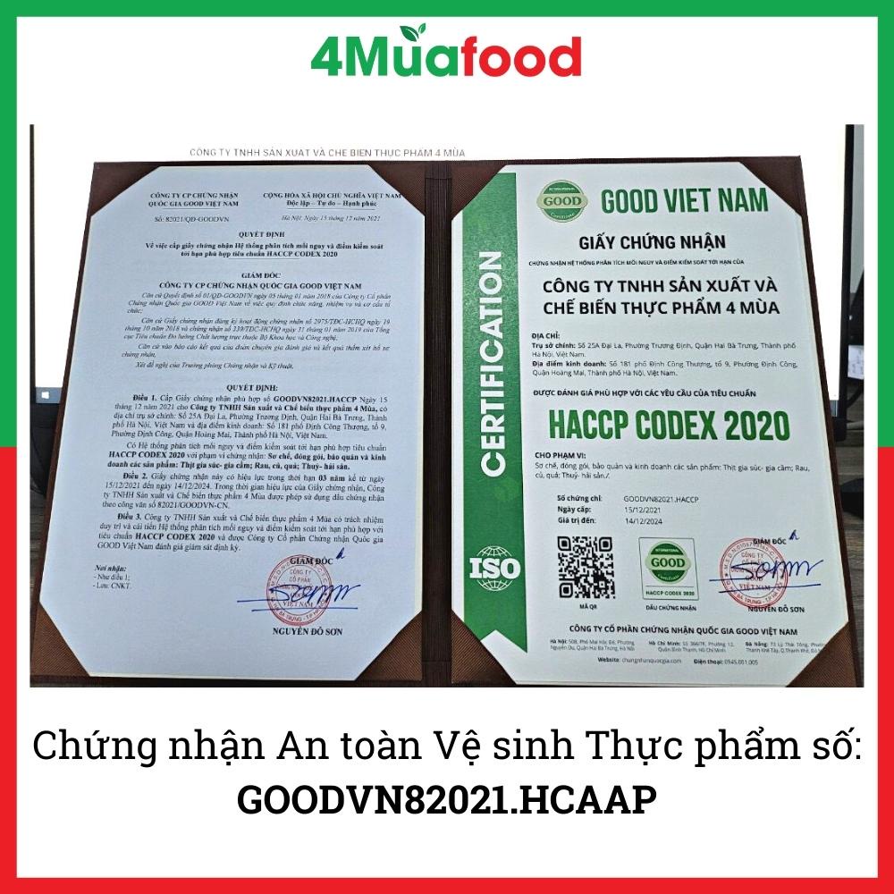1 Túi Tai Lợn  Không chất tẩy trắng -  Đóng túi hút chân không - 4Muafood - Thực Phẩm 4 Mùa