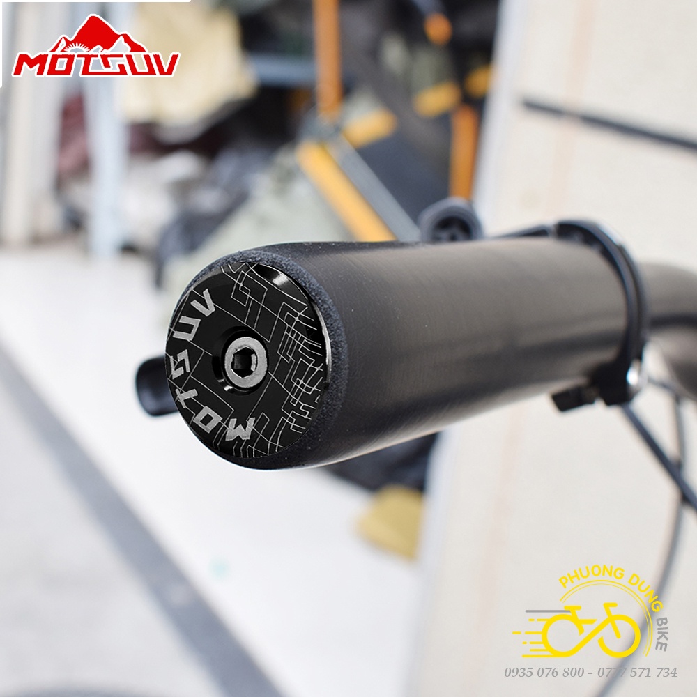 Nắp đậy ống ghi đông nhôm xe đạp MOTGUV - 2 Cái