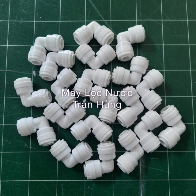CO VUÔNG NỐI 2 ĐẦU DÂY 6 ⚡️ XẢ KHO ⚡️ - CO NỐI NHANH 2 ĐẦU DÂY 6 - CO CÚT LỌC NƯỚC