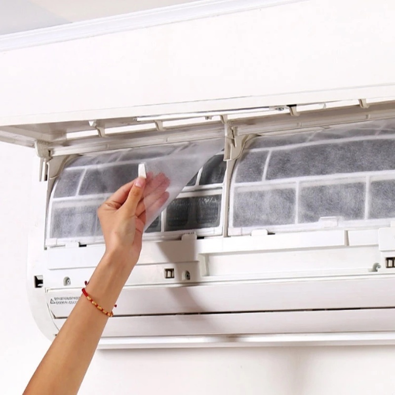 Tấm lọc gắn máy điều hòa không khí tự dính tiện dụng