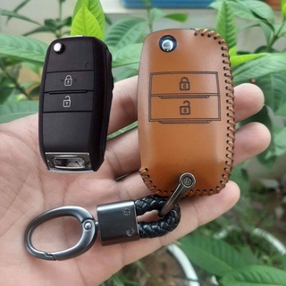 Bao da chìa khoá ô tô KIA Morning, Suluto loại 2 nút điện gậP