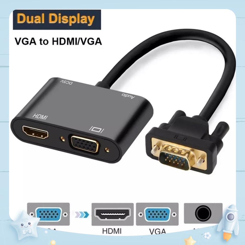 Cáp chuyển Vga sang HDMI và VGA